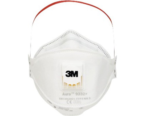 3M Fijnstofmasker voor isolatie en hardhout Aura 9332, 5 stuks