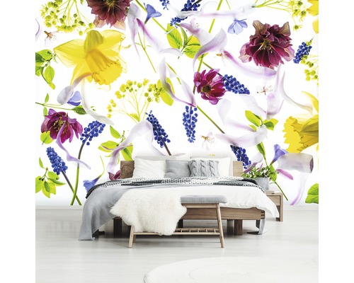 Productiecentrum De controle krijgen Decoratie Fotobehang papier Bloemen 368x254 cm kopen! | HORNBACH