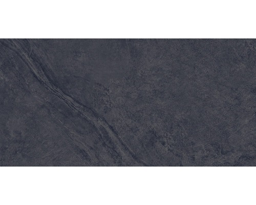 Wand- en vloertegel Onyx zwart gepolijst 30x60 cm gerectificeerd-0