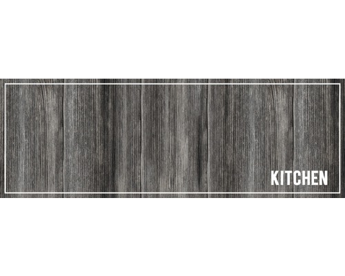 MD ENTREE Loper Cook&Wash Kitchen Wood antraciet 50x150 cm