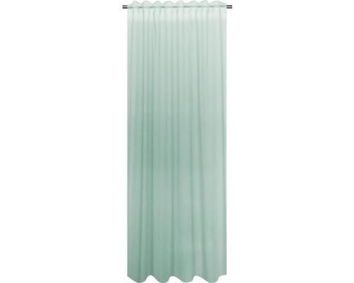 SOLEVITO Gordijn met plooiband Cambric mint 140x280 cm