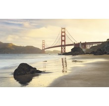 KOMAR Fotobehang vlies SH048-VD4 Golden Gate 400x250 cm-thumb-0