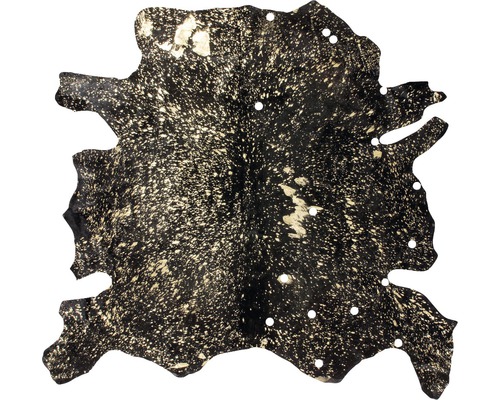 KAYOOM Vloerkleed Glam 110 zwart/goud 135x165 cm
