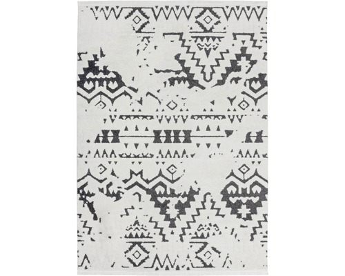 KAYOOM Vloerkleed Agadir wit/zwart 80x150 cm-0