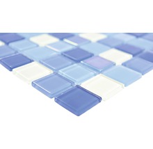 Glasmozaïek CM 4SE8L blauw/licht blauw 30x30 cm-thumb-1