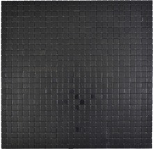 Glasmozaïek SAM 4AL1B aluminium/zwart 29x29 cm-thumb-0