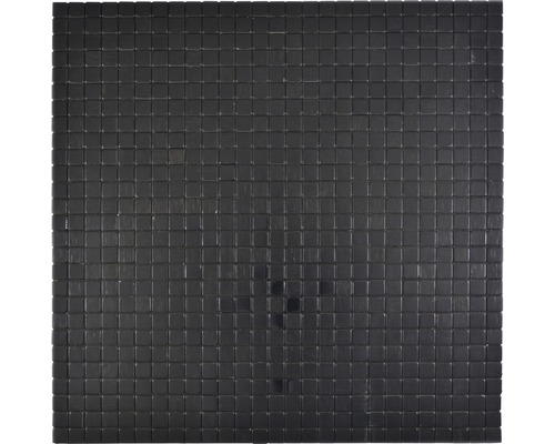 Glasmozaïek SAM 4AL1B aluminium/zwart 29x29 cm-0