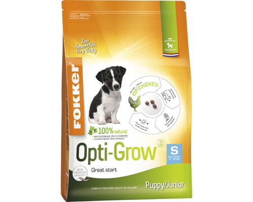 FOKKER hondenvoer Opti-Grow S 2,5 kg-0