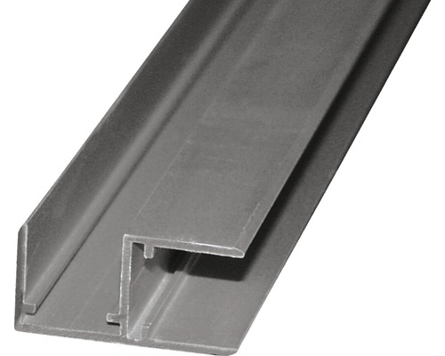 Gutta aluminium hoekprofiel 16 mm voor dubbele brugplaten 2000 mm