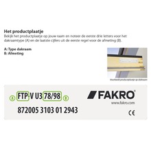 FAKRO Rolgordijn verduisterend met zijgeleiding handbediend ARF 55/78 052 beige-thumb-3