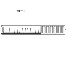 THERMRAD Compact paneelradiator C4 type 21 60x100 cm HxB-thumb-2