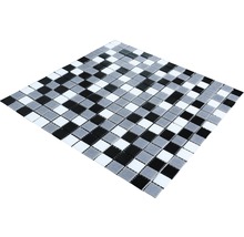 Glasmix mozaïek HBR001 grijs/wit/zwart 30,5x32,5 cm-thumb-3