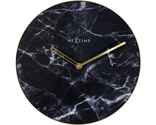 Afhankelijkheid aangrenzend Whitney NEXTIME Klok marble zwart/goud ø 40 cm kopen! | HORNBACH