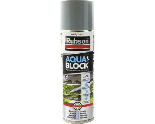 RUBSON Aquablock spray grijs 300 ml