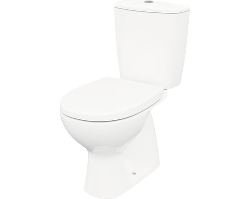 Spoelrandloos staand toilet met reservoir AO uitgang Arteco incl. softclose wc-bril-0