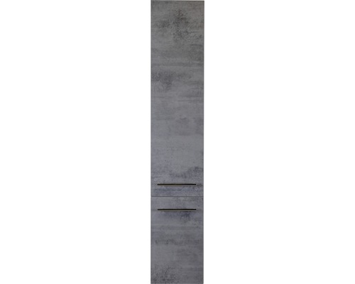 Hoge kast Straight 160x35 cm beton antraciet-0