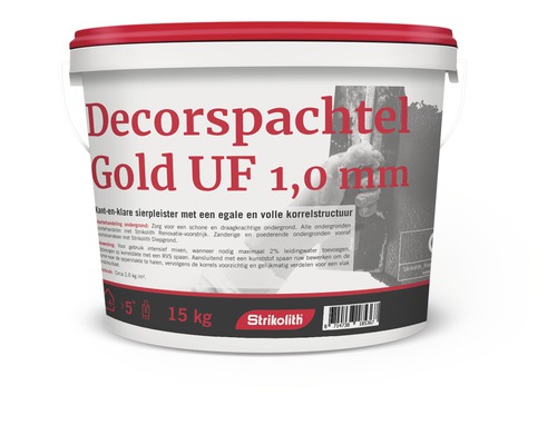 STRIKOLITH Decorspachtel gold UF 1,0 mm wit 15 kg