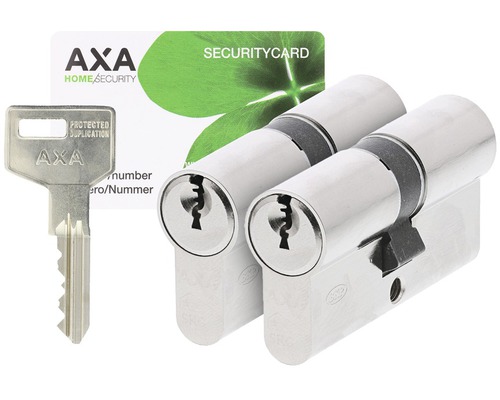 AXA Dubbele veiligheidscilinder 7251 Ultimate Security 30-30, 2 stuks