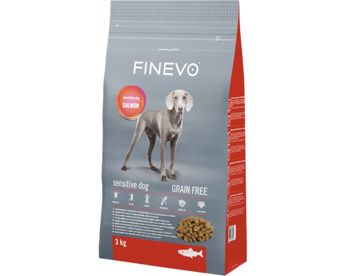 FINEVO Hondenvoer droog Sensitive Dog zalm graanvrij 3 kg
