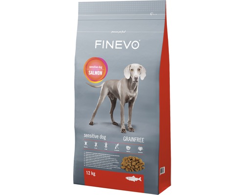 FINEVO Hondenvoer droog Sensitive Dog zalm graanvrij 12 kg-0
