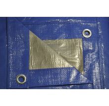 HORNBACH Afdekzeil zilver/blauw 2x3 m-thumb-4