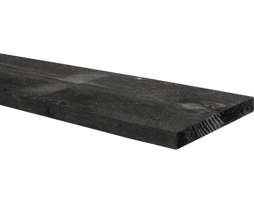 OUTDOOR LIFE Plank grenen geïmpregneerd zwart 1,6x14x240 cm