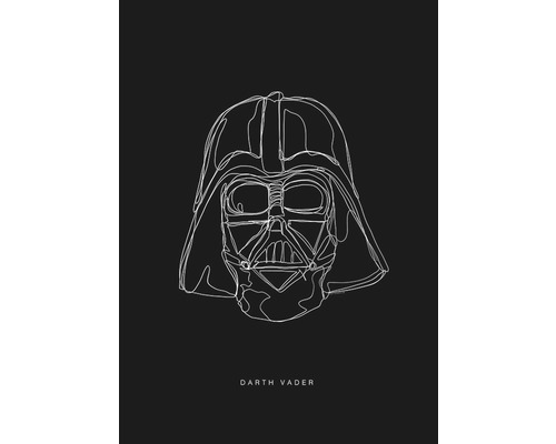 KOMAR Poster Star Wars Lines Dark Side Vader 50x70 cm-0