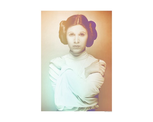 KOMAR Poster Star Wars Classic Icons Color Leia 30x40 cm-0