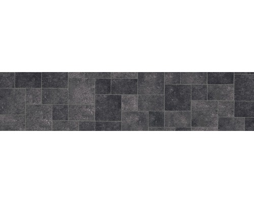Wand- en vloertegel Belgium stone noir 50x50 cm