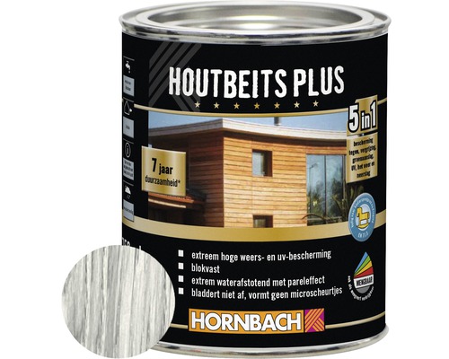 HORNBACH Hybride houtbeits wit 750 ml