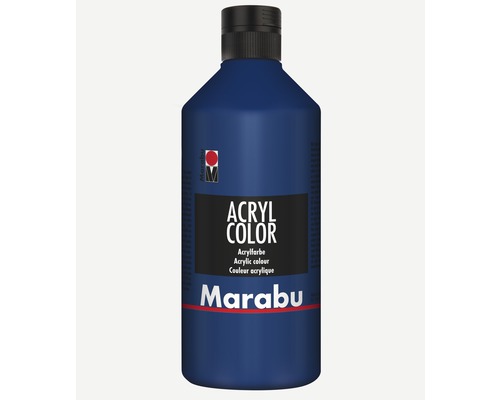 MARABU Acrylverf donkerblauw 053 500 ml