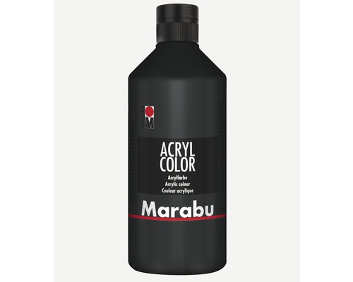 MARABU Acrylverf zwart 073 500 ml