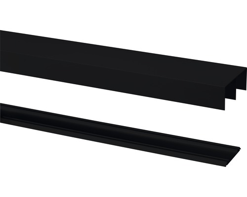 STOREMAX rail 180cm voor R40/R60 systeem zwart