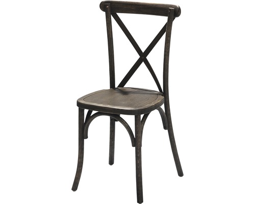 VEBA Crossback stoel stapelbaar bruin