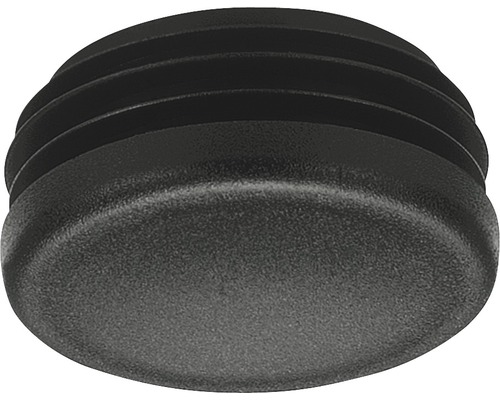 DRESSELHAUS Afdekdop voor ronde buis Ø 22 mm kunststof zwart, 50 stuks