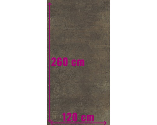 XXL Wand- en vloertegel Industrial Copper lappato 120x260 cm 7 mm