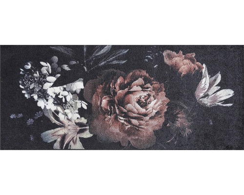 MD ENTREE Loper Bella Rose zwart/roze 67x150 cm