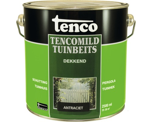 Victor De kamer schoonmaken Merchandising TENCO Tencomild dekkend tuinbeits antraciet 2,5 l kopen! | HORNBACH