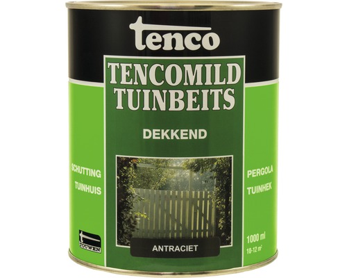 TENCO Tencomild dekkend tuinbeits antraciet 1 l