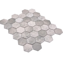 Keramisch mozaïek HX Curio ZDG grijs 32,5x28,1 cm-thumb-2