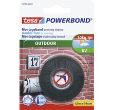 TESA Powerbond montagetape outdoor dubbelzijdig klevend groen 1,5 m x 19 mm-thumb-0