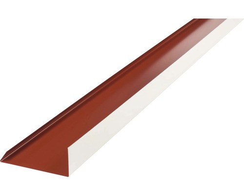 PRECIT randhoek slagregenschort voor dakpanplaat RAL 3009 oxiderood 1000 x 100 mm