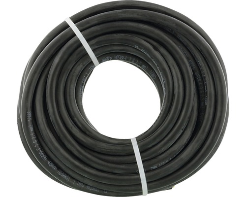Rubber kabel glad 3x2,5 mm² zwart 10 m
