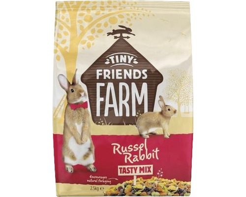 TINY FRIENDS FARM Konijnenvoer Russel Rabbit Tasty Mix 2,5 kg