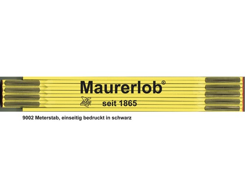 MAURERLOB Duimstok hout geel 200 cm