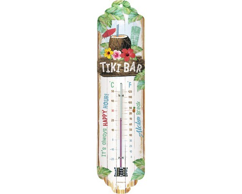 NOSTALGIC-ART Thermometer Tiki Bar 6,5x28 cm