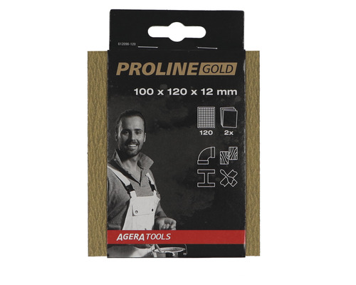PROLINE GOLD Soft pad P120 100x120x12 mm