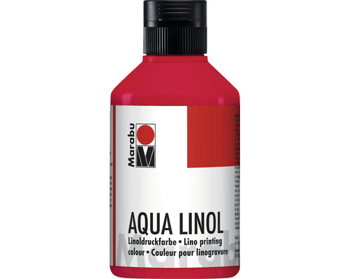 MARABU Aqua linodrukverf rood 032 250 ml-0