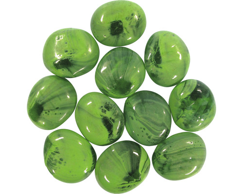 Decoratiestenen glas groen 0,75 kg