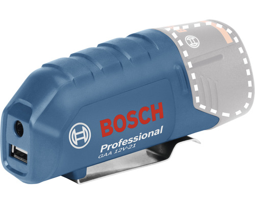BOSCH Professional USB oplaadadapter GAA 12V-21 (zonder accu)